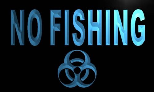 No Fishing Neon Light Sign
